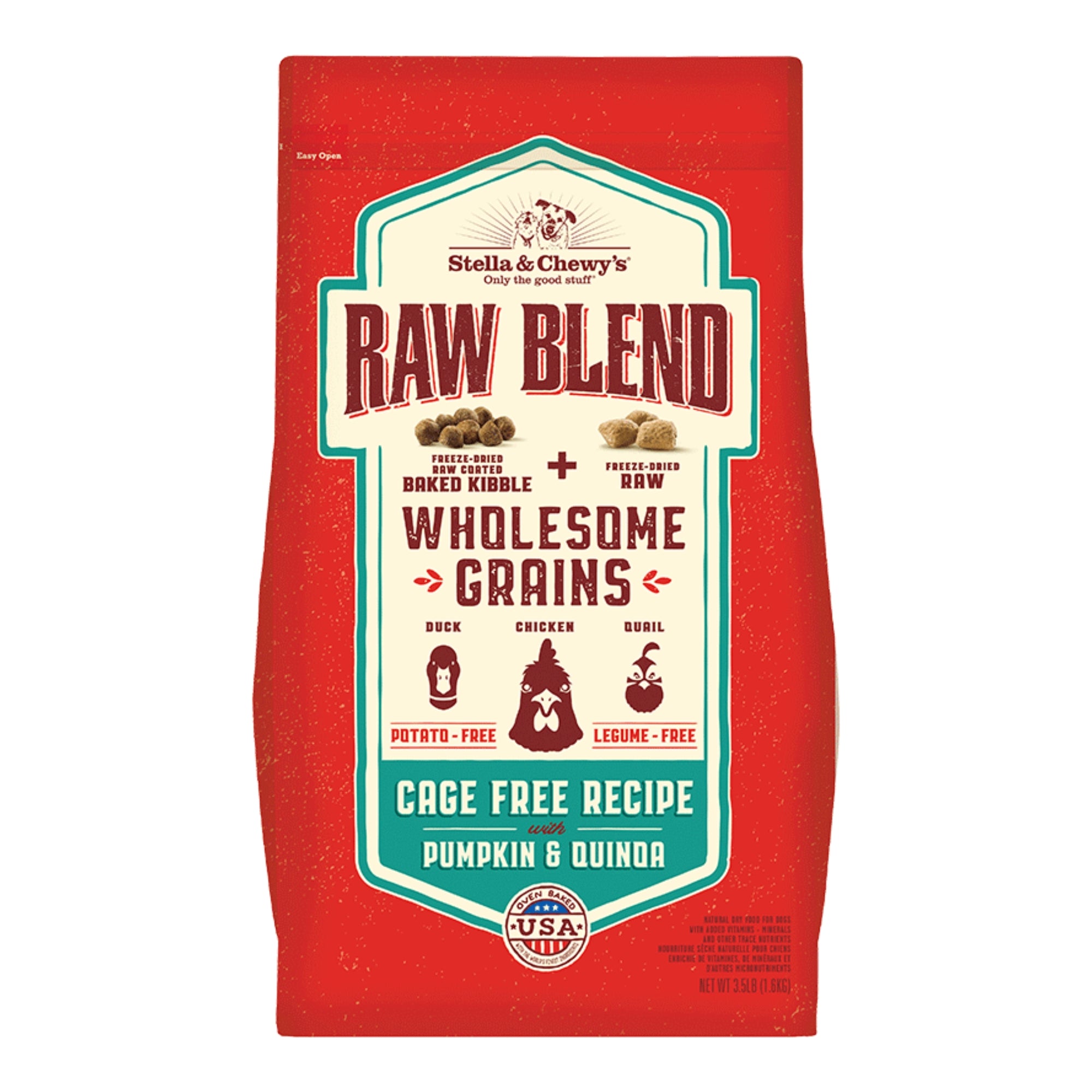 Stella & Chewy's Raw Blend Wholesome Grains Cage-Free Chicken Dry Dog Food - Image 4
