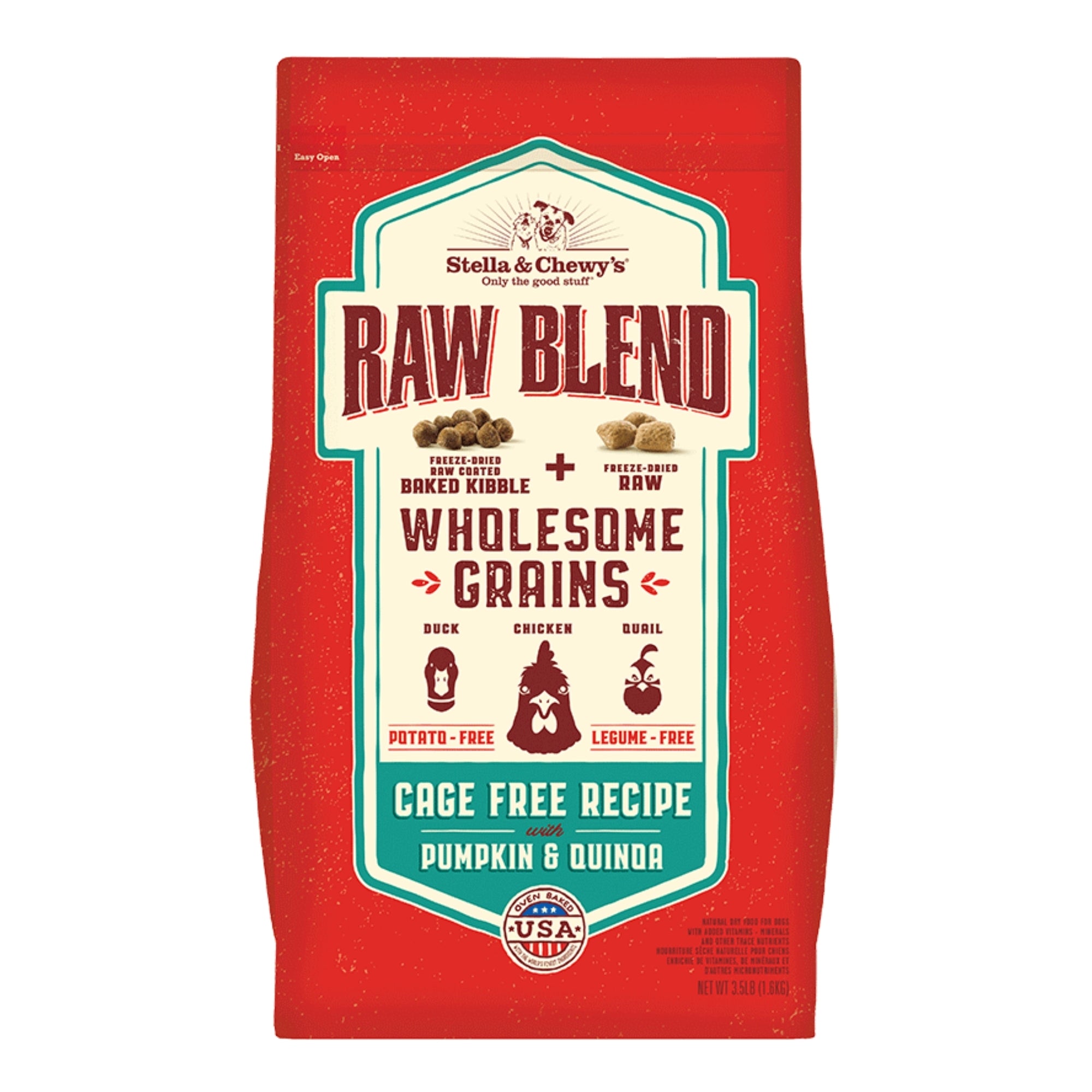 Stella & Chewy's Raw Blend Wholesome Grains Cage-Free Chicken Dry Dog Food - Image 3