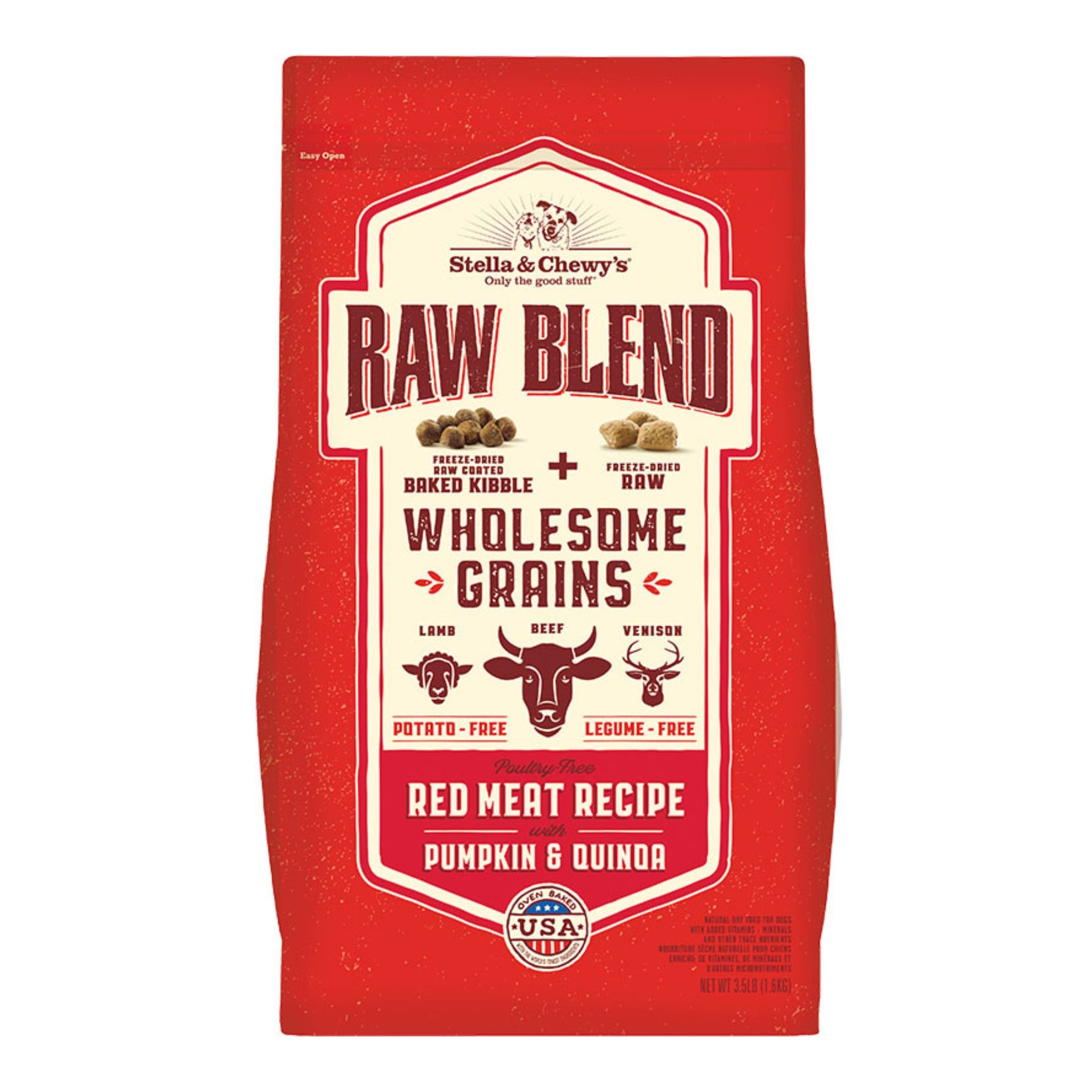Stella & Chewy's Raw Blend Wholesome Grains Red Meat Dry Dog Food - Image 2
