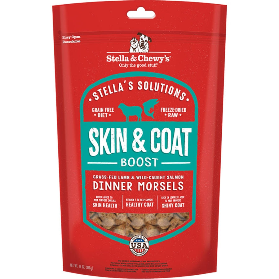 Stella & Chewy's Solutions Skin & Coat Boost Freeze-Dried Cat Food, 7.5 oz