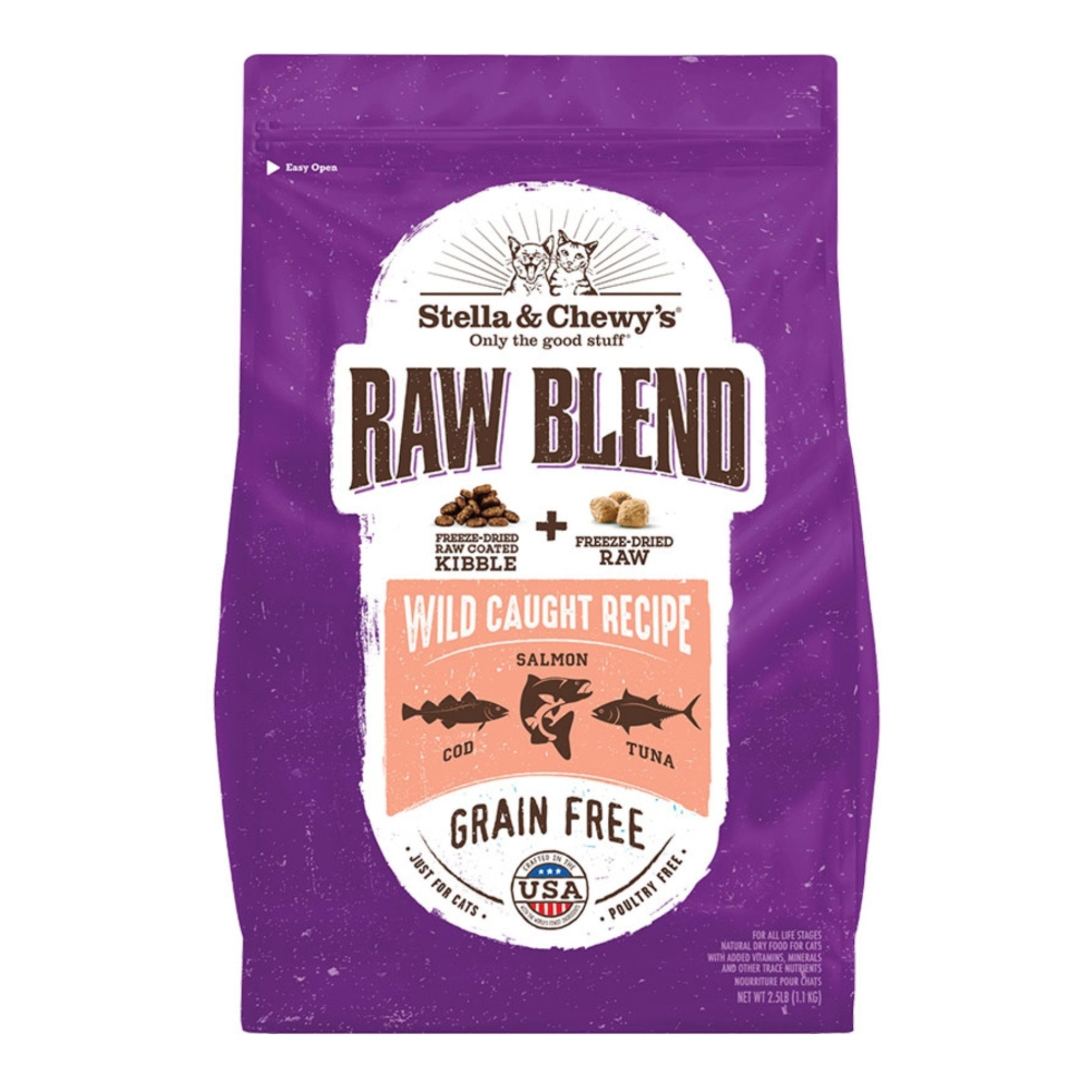 Stella & Chewy's Raw Blend Wild-Caught Recipe Dry Cat Food