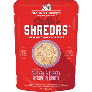 Stella & Chewy's Shredrs Chicken & Turkey, 2.8 oz (Case of 24)