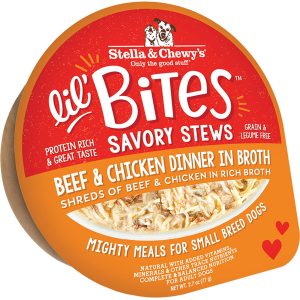 Stella & Chewy's Lil' Bites Savory Stew Beef & Chicken, 2.7 oz (Case of 12)