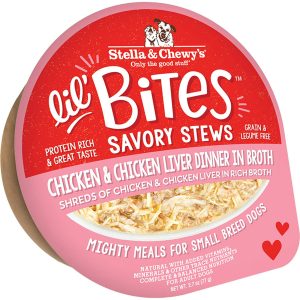 Stella & Chewy's Lil' Bites Savory Stew Chicken & Liver, 2.7 oz (Case of 12)