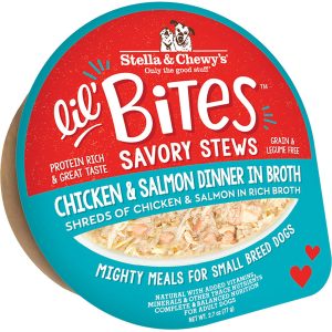 Stella & Chewy's Lil' Bites Savory Stew Chicken & Salmon, 2.7 oz (Case of 12)