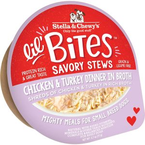 Stella & Chewy's Lil' Bites Savory Stew Chicken & Turkey, 2.7 oz (Case of 12)