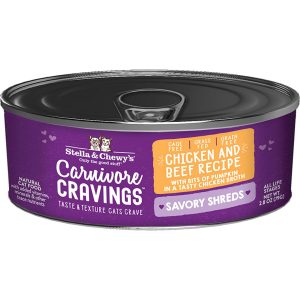 Stella & Chewy's Carnivore Cravings Shreds Chicken & Beef Wet Cat Food