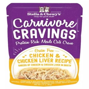 Stella & Chewy's Carnivore Cravings Shreds Chicken & Liver Wet Cat Food