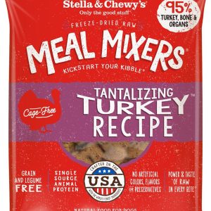 Stella & Chewy's Freeze-Dried Raw Tantalizing Turkey Meal Mixers for Dogs