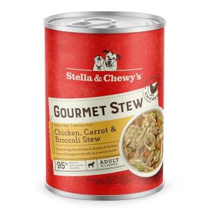 Stella & Chewy's Gourmet Stew Chicken, Carrot & Broccoli, 12.5 oz (Case of 12)