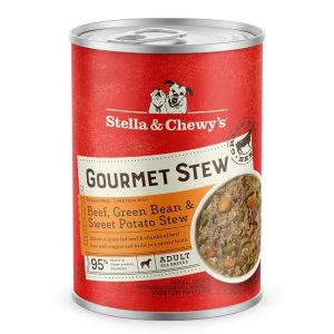 Stella & Chewy's Gourmet Stew Beef, Green Bean & Sweet Potato, 12.5 oz, 12 Pack