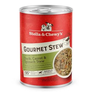 Stella & Chewy's Gourmet Stew Duck, Carrot & Spinach, 12.5 oz (Case of 12)
