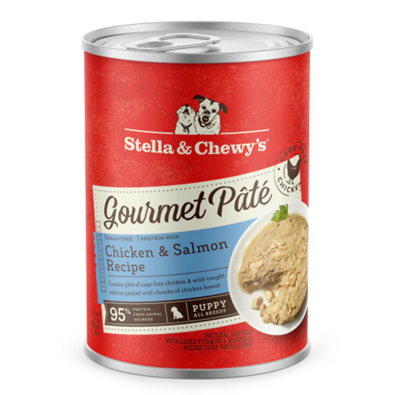 Stella & Chewy's Gourmet Pâté Puppy Chicken & Salmon, 12.5 oz (Case of 12)