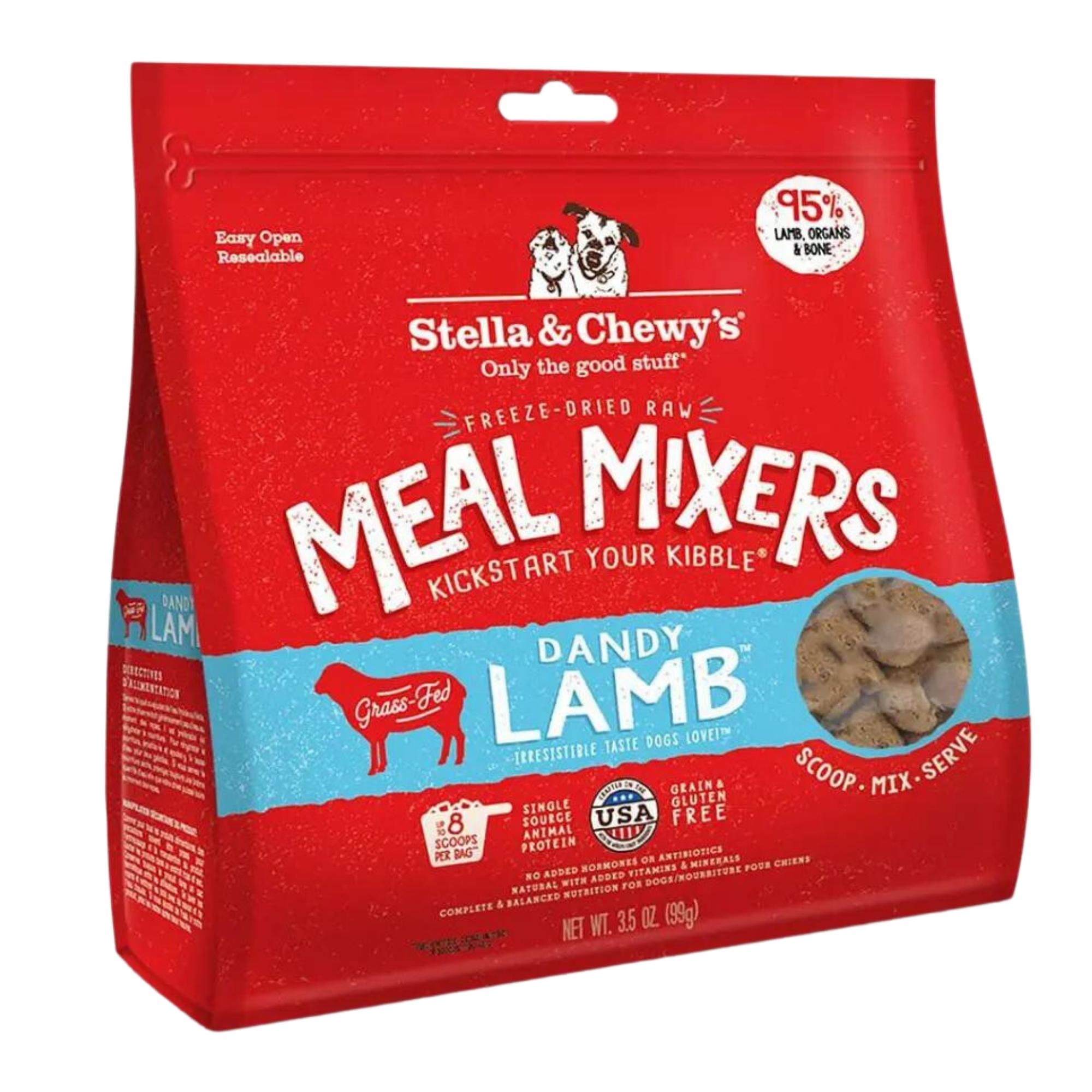 Stella & Chewy's Freeze-Dried Raw Dandy Lamb Meal Mixers for Dogs, 35 oz