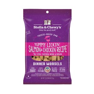 Stella & Chewy's Yummy Lickin' Salmon & Chicken Morsels, 1 oz (Case of 8)