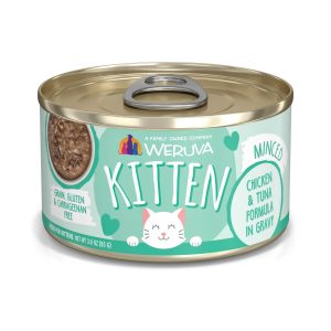 Weruva Kitten Chicken & Tuna in Gravy, 3 oz (Case of 12)