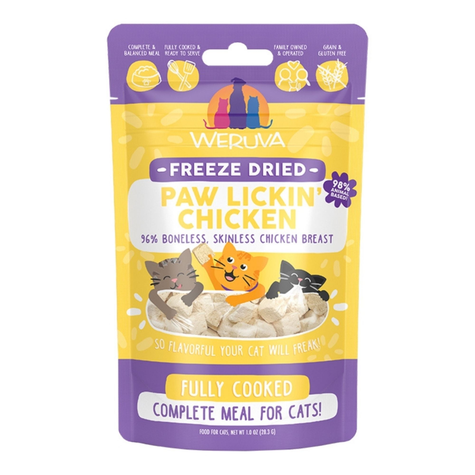 Weruva Freeze-Dried Paw Lickin' Chicken for Cats