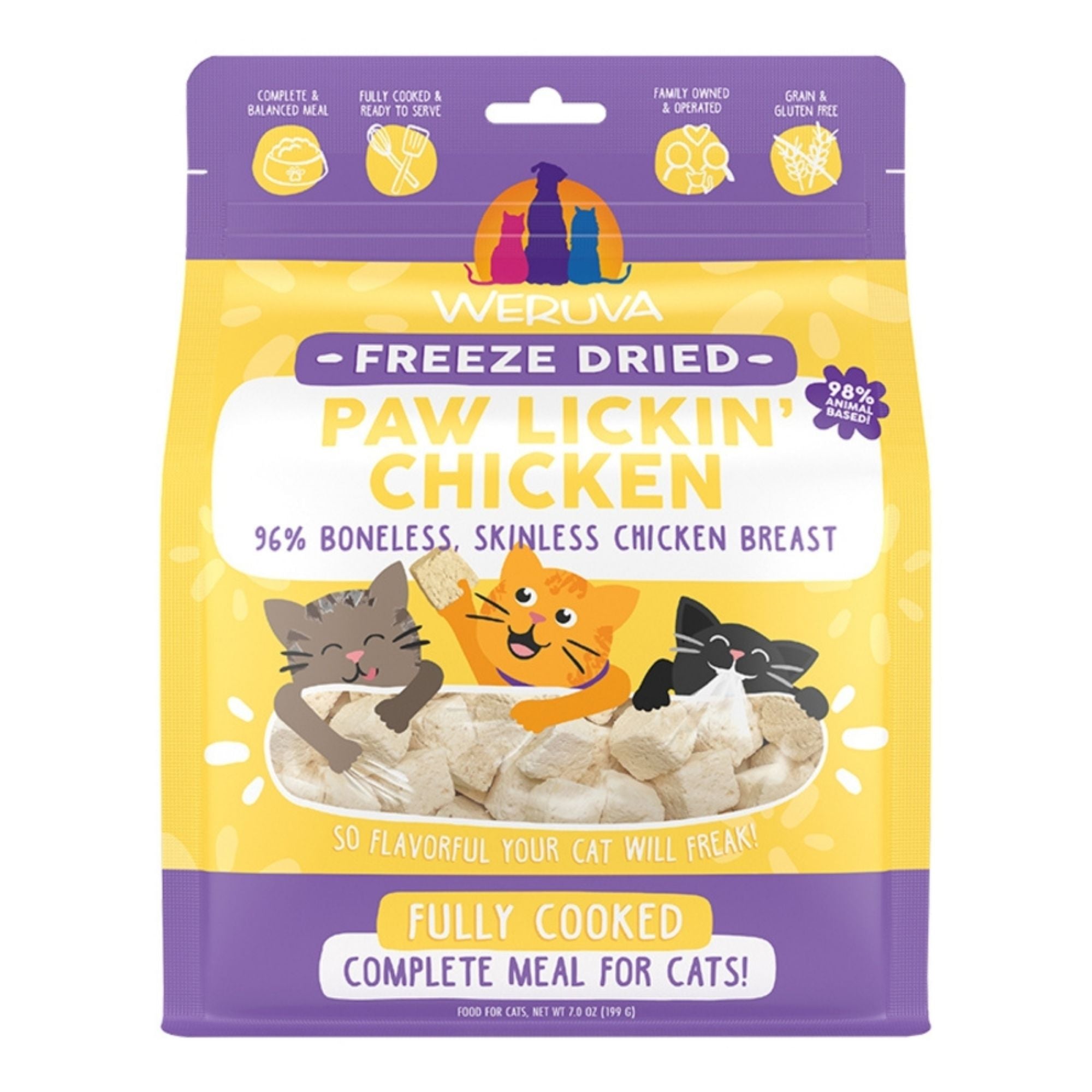 Weruva Freeze-Dried Paw Lickin' Chicken for Cats - Image 4