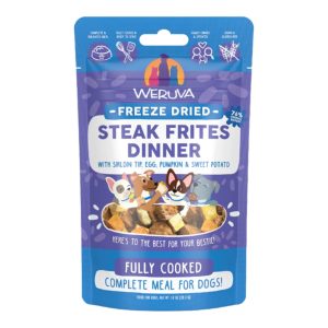 Weruva Freeze-Dried Steak Frites Dinner for Dogs
