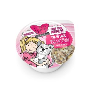 BFF I'm In Luck Duck & Rice Dog Food Cup, 2.7 oz (12 Pack)