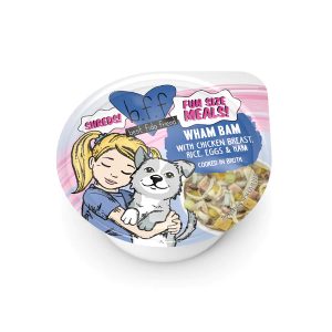 BFF Wham Bam Chicken, Egg & Ham Dog Food Cup, 2.7 oz (12 Pack)
