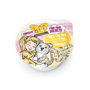 BFF Roll The Dice Chicken & Rice Dog Food Cup, 2.7 oz (12 Pack)