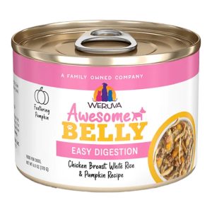 Weruva Awesome Belly Chicken & Rice Wet Dog Food, 6 oz (Case of 8)