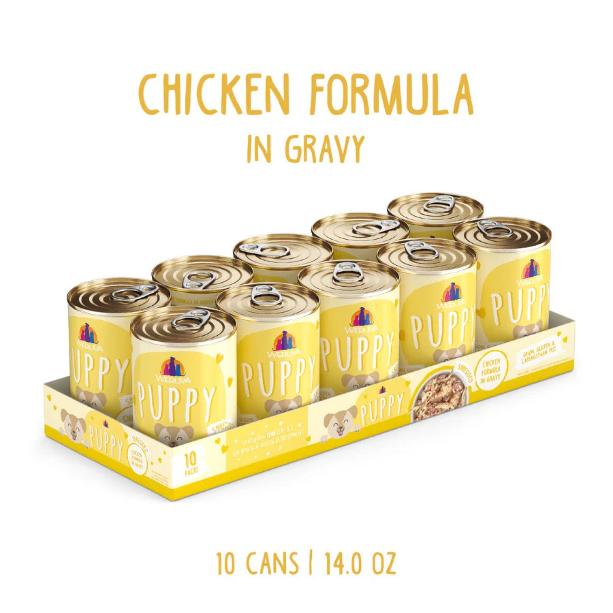 Weruva Puppy Chicken Formula Wet Dog Food, 14 oz (Case of 10) - Image 4