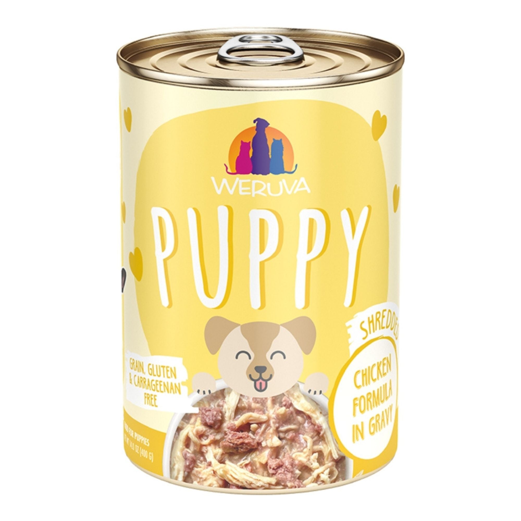 Weruva Puppy Chicken Formula Wet Dog Food, 14 oz (Case of 10)