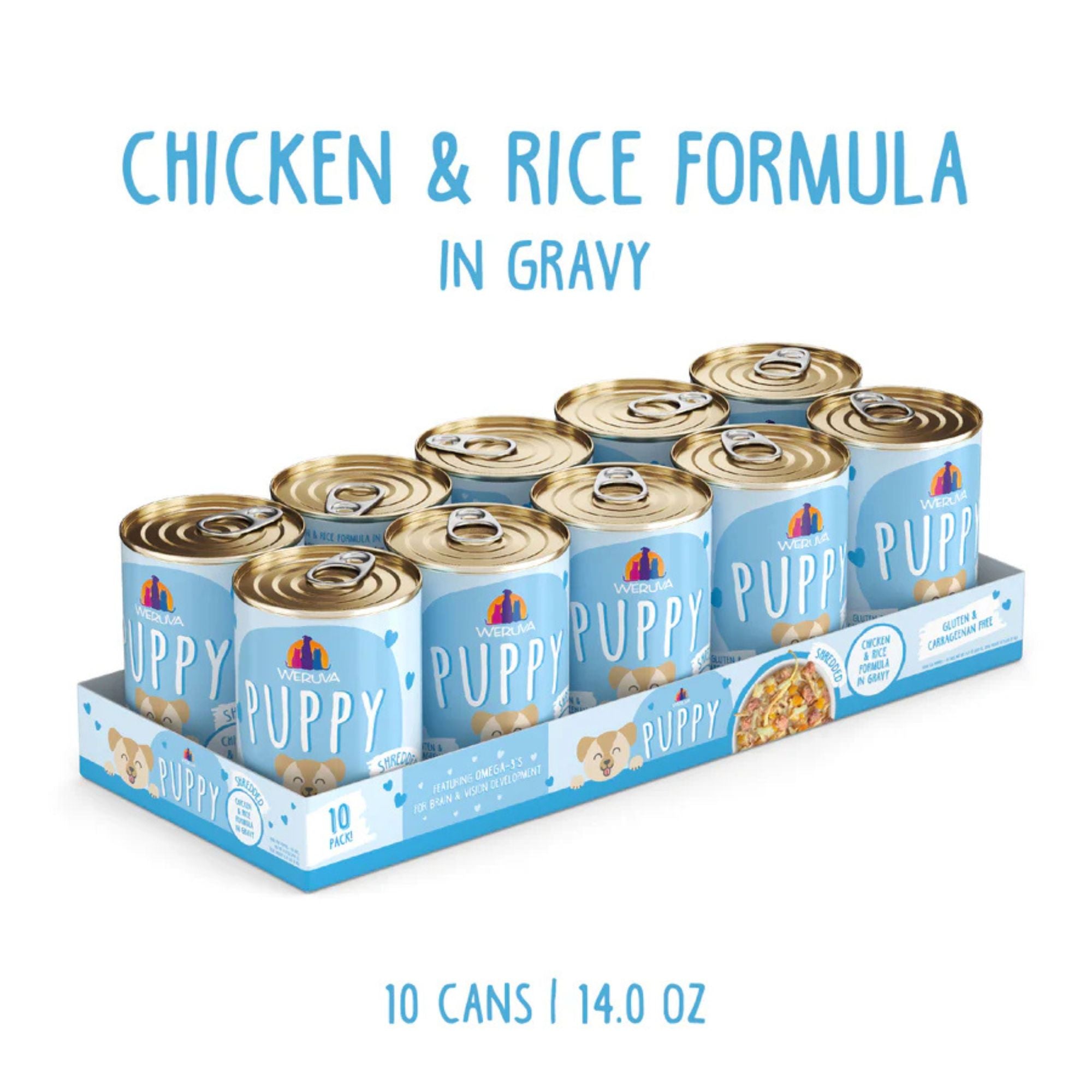 Weruva Puppy Chicken & Rice Formula Wet Dog Food, 14 oz (Case of 10) - Image 2