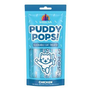 Weruva Puddy Pops Lickable Cat Treat, Chicken