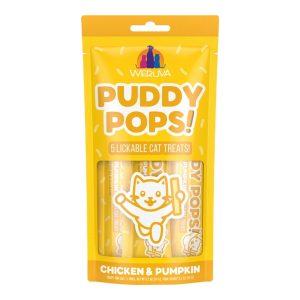 Weruva Puddy Pops Lickable Cat Treat, Chicken & Pumpkin