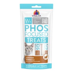 Weruva Wx Phos Focused Lickable Cat Treat, Chicken, Pack of 5