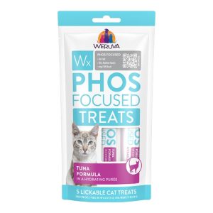 Weruva Wx Phos Focused Lickable Cat Treat, Tuna, Pack of 5