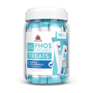 Weruva Wx Phos Focused Lickable Cat Treat, Chicken & Tilapia, 50 Count