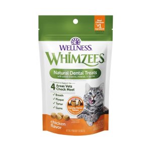 WHIMZEES Cat Dental Treats, Chicken, 2 oz