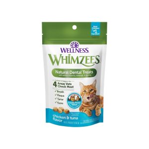WHIMZEES Cat Dental Treats, Chicken & Tuna, 2 oz