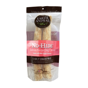 Earth Animal No-Hide Salmon Chews, 11 in Dog Chews, 2 Pack