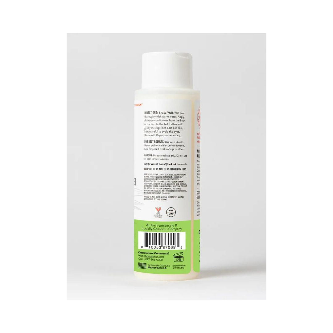 Skout'S Honor Dog & Cat Probiotic Shampoo & Conditioner Sunkissed Coconut 16Oz - Image 3