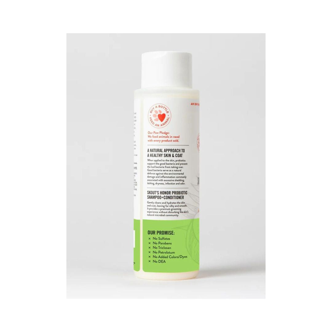 Skout'S Honor Dog & Cat Probiotic Shampoo & Conditioner Sunkissed Coconut 16Oz - Image 2