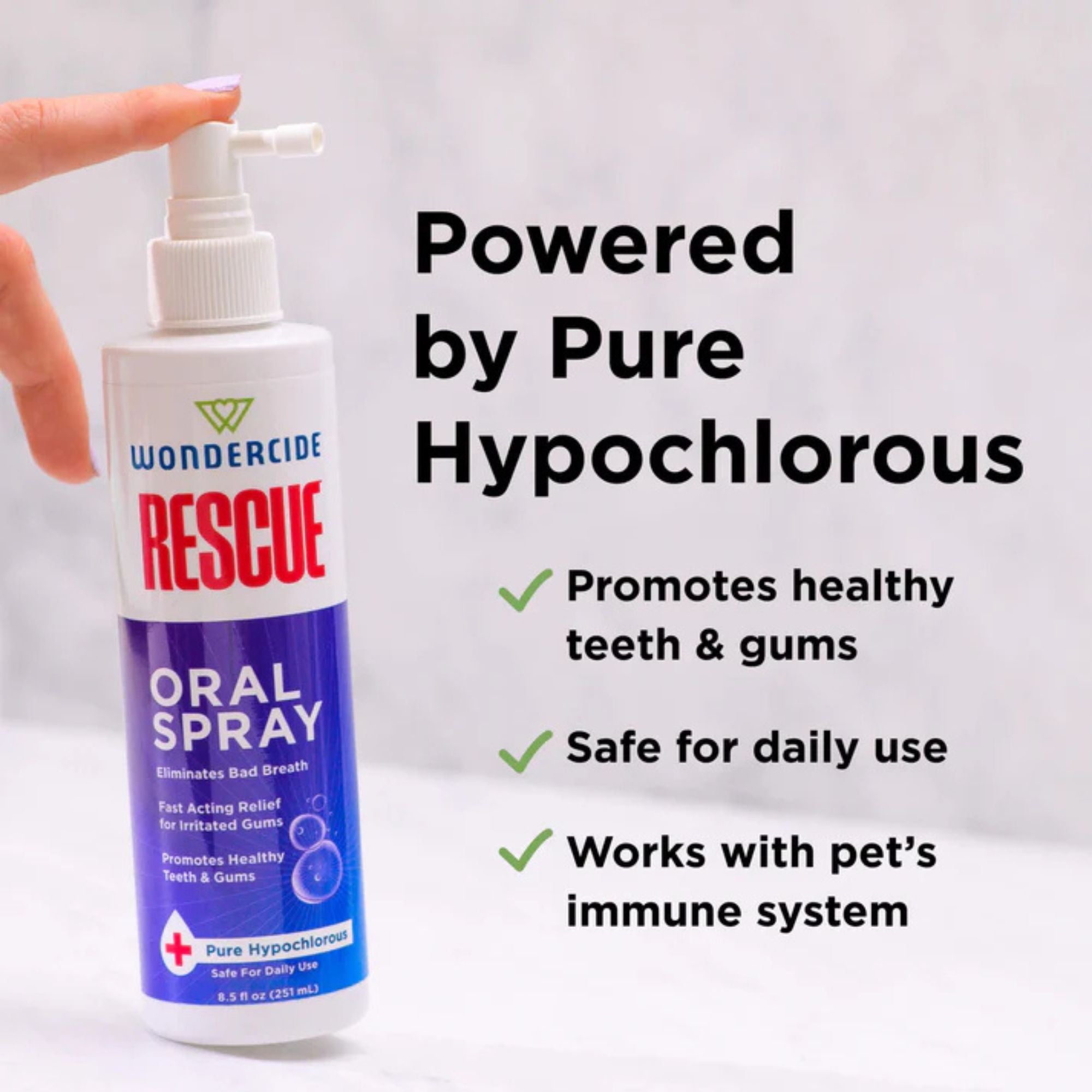 Wondercide Dog & Cat Rescue Oral Spray 8.5oz. - Image 3