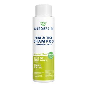 Wondercide Dog & Cat Flea & Tick Lemongrass Shampoo with Natural Essential Oils