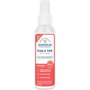Wondercide Dog & Cat Peppermint Flea & Tick Spray For Pets & Home With Natural