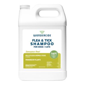 Wondercide Dog & Cat Flea & Tick Lemongrass Shampoo with Natural Essential Oils