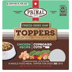 Primal Cupboard Cuts Freeze-Dried Chicken Topper for Dogs & Cats, 18 oz