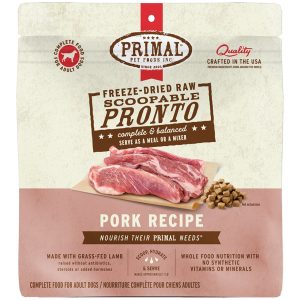 Primal Raw Pronto Pork Freeze-Dried Dog Food, 7 oz
