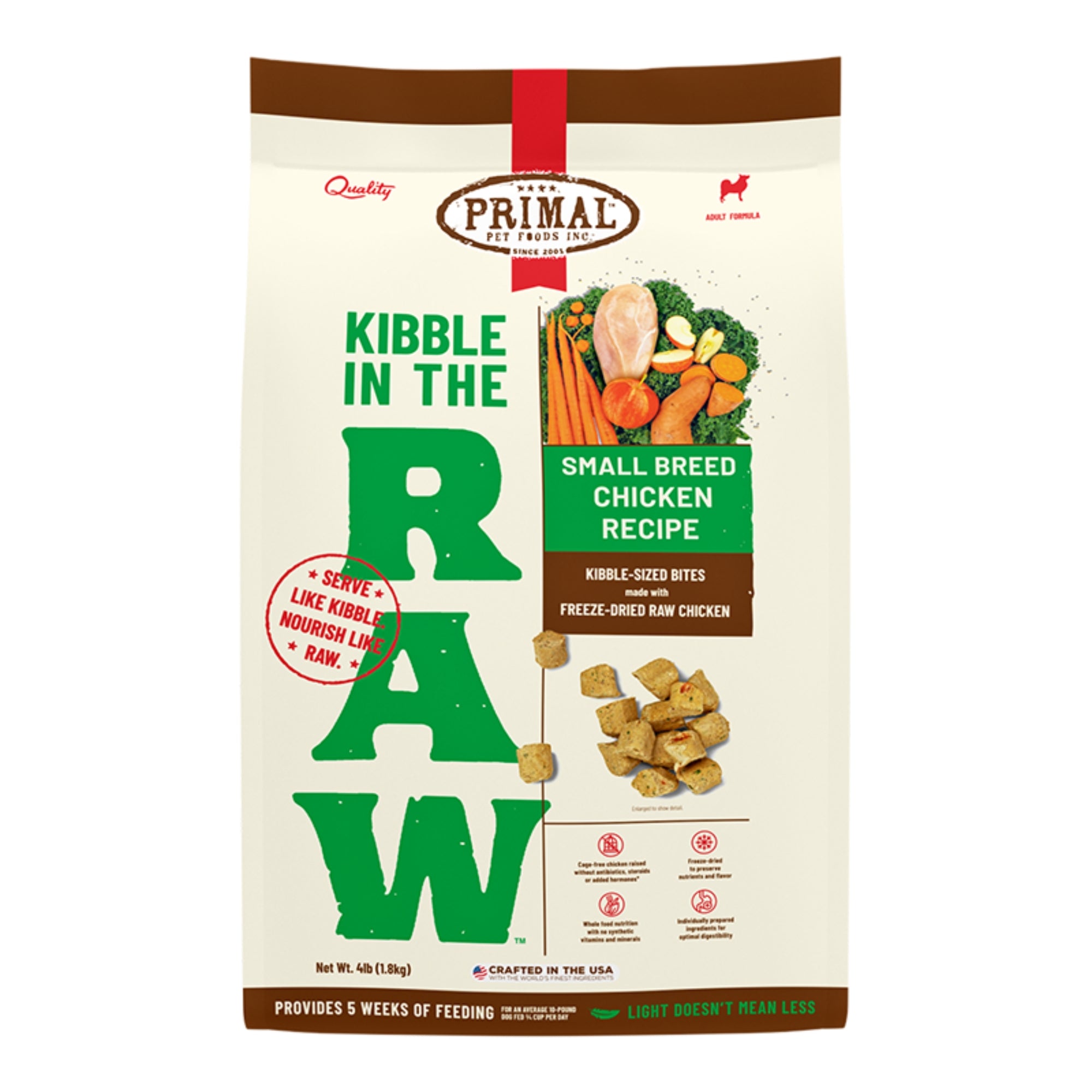Primal Kibble in the Raw Small Breed Freeze-Dried Dog Food - Image 6