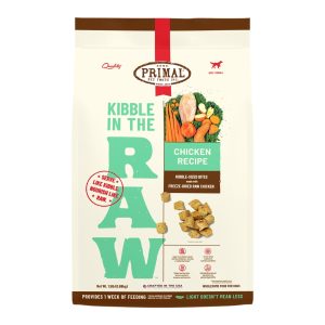 Primal Kibble in the Raw Chicken Freeze-Dried Dog Food