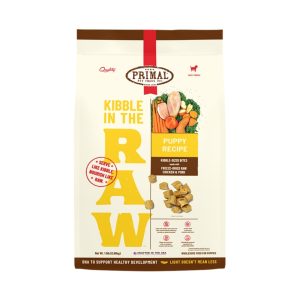 Primal Kibble in the Raw Puppy Freeze-Dried Dog Food