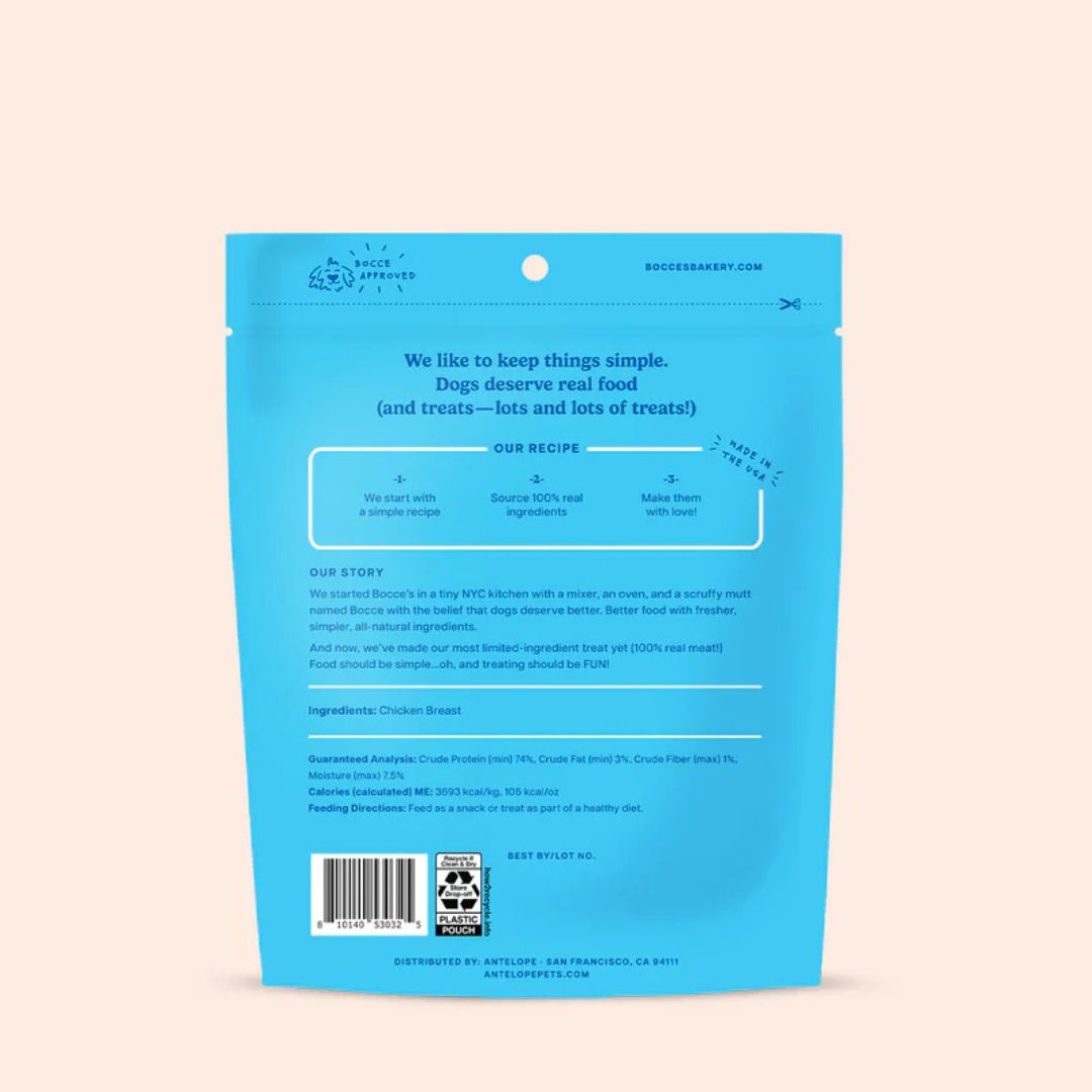 Bocce's Bakery Freeze-Dried Popcorn Chicken Dog Treats, 3 oz - Image 3